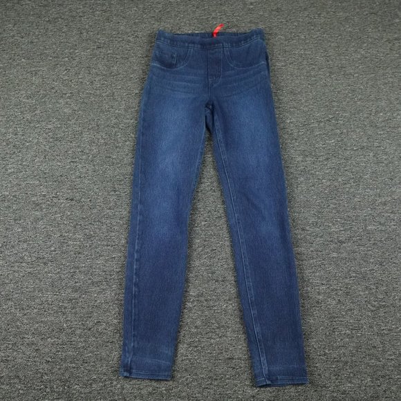 Spanx Jeggings Womens Extra‎ Small Blue Denim Ready To Wow Running Casual Ladies - Picture 1 of 11
